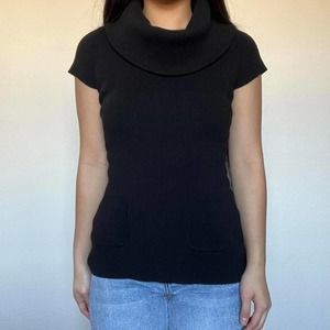 INC Black Cowl Neck Sweater
